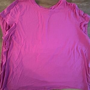 Athleta Bright Pink Short Sleeve Tee